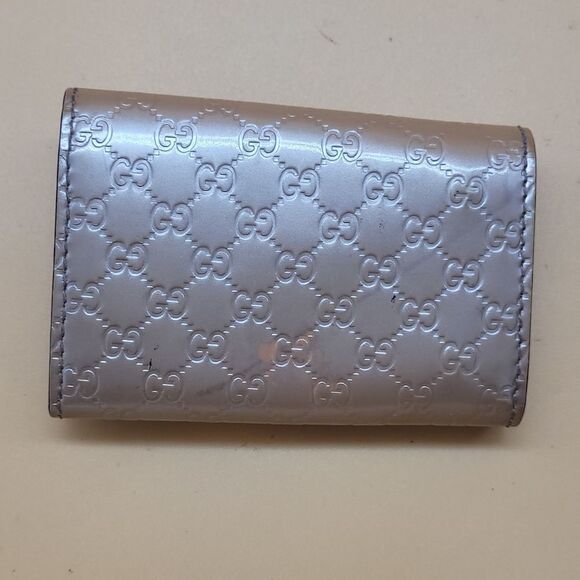 Authentic Gucci GG Monogram Keychain Wallet - Picture 2 of 10